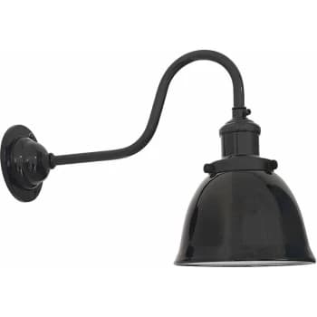 Faro Loa - 1 Light Indoor Wall Light Black, E27