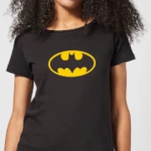 Justice League Batman Logo Womens T-Shirt Black