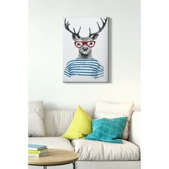 Kanvas Tablo (50 x 70) - 214 Multicolor Decorative Canvas Painting