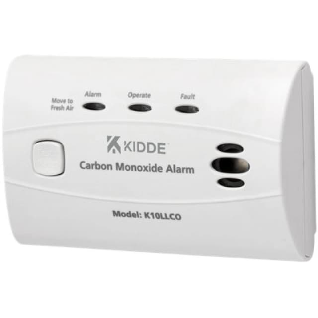 Kidde K10Llco Wireless Standalone Carbon Monoxide Alarm With 10-Year Sealed Battery
