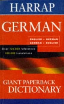 Giant Paperback German Dictionary Book