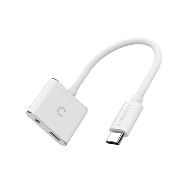 Cygnett Cygnett CY2866PCCPD audio cable 0.13 m 3.5mm USB Type-C White CY2866PCCPD