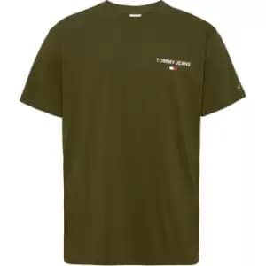 Tommy Jeans Tjm Clsc Linear Back Print Tee - Green