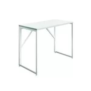 Jemini Folding Desk 1000x500x745mm WhiteWhite Leg KF80314 KF80314
