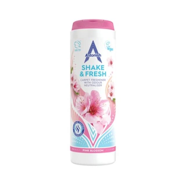 Astonish Shake And Fresh Carpet Pink Blossom 400g (12 Pack) C2255
