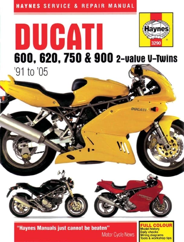 3290 - Haynes Repair Manual For Ducati Monster 600 1994-2001 3290