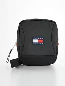 Tommy Jeans TJM Essential Square Reporter Bag - Black, Men