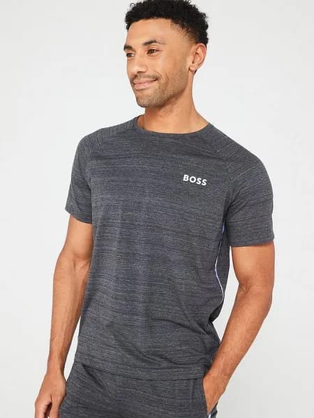 Boss Boss Rise T-Shirt 10262793 01 Pyjama Short Sleeve Tops Small Grey 52745802350