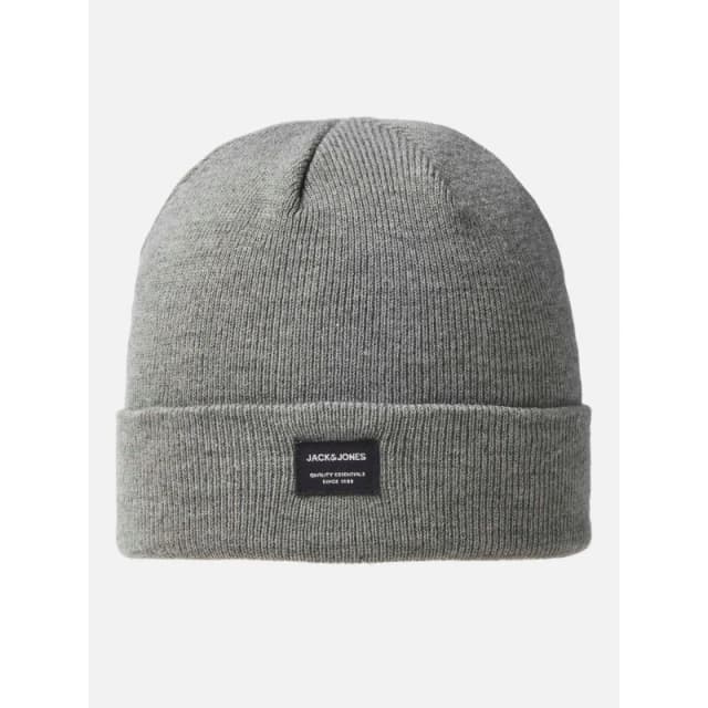 Jack and Jones DNA Cotton Beanie Mens Grey Melange male Mens