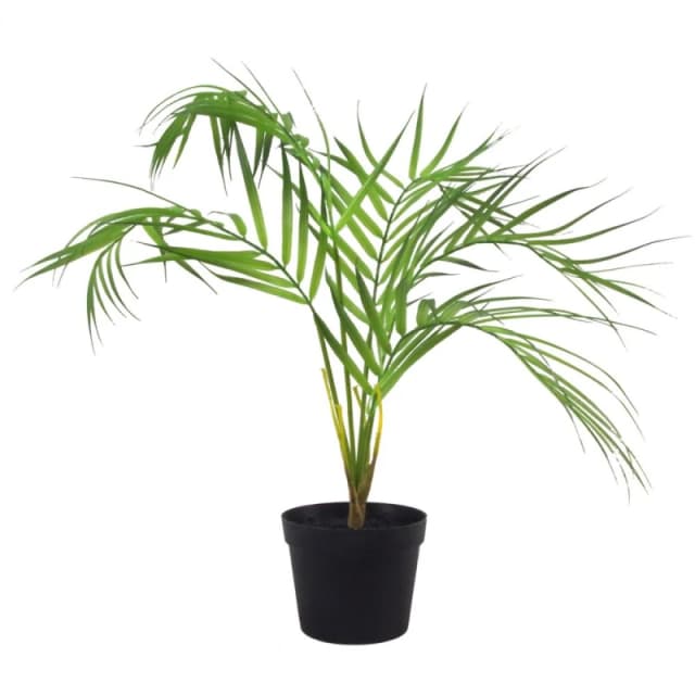Leaf 50cm Artificial Palm Tree Plant - Compact Shape Green unisex
