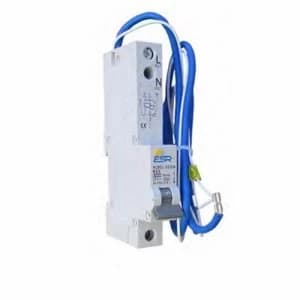 ESR RCBO B Curve 6KA 1 Pole Domestic Consumer Unit Circuit Breaker - 10A 30mA