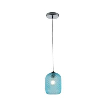 Fan Europe Lighting - Fan Europe ASHFORD Dome Pendant Ceiling Light Blue 15x20cm