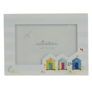 Portside Beach Hut Wooden Photo Frame