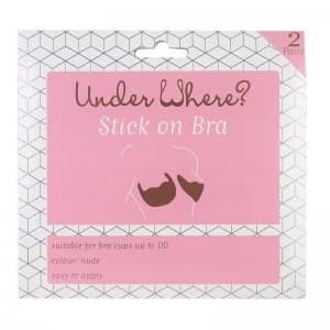 Underwhere? Stick On Bra 2 Nude Pairs