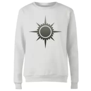 Magic The Gathering Orzhov Symbol Womens Sweatshirt - White - M