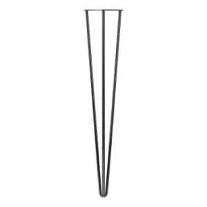 Rothley 710Mm 3 Pin Hairpin Leg Gun Metal Set Of 2