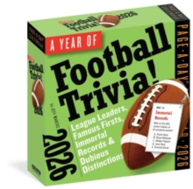 Year of Football Trivia! Page-A-Day Calendar 2026 Calendar