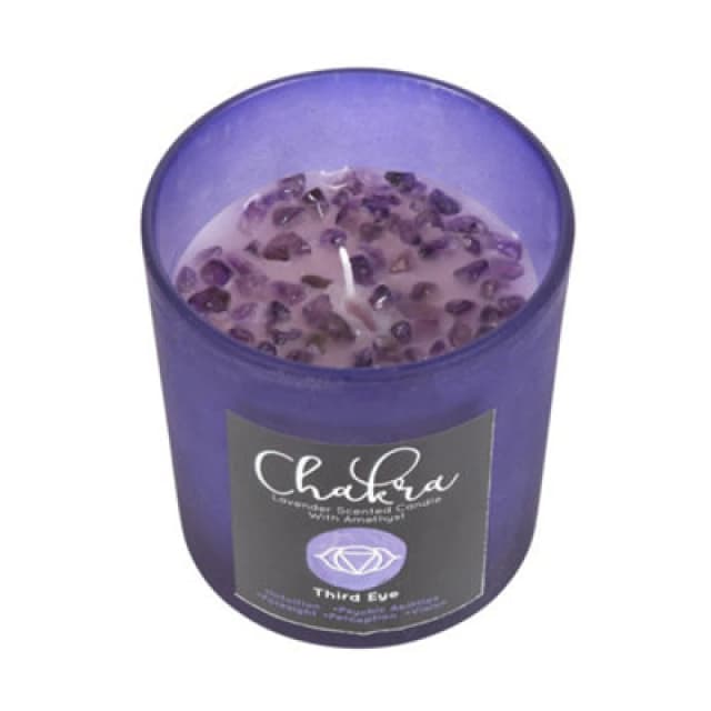 Something Different Something Different Lavender Third Eye Chakra Scented Candle in Purple Purple One Size Unisex 5063425480982