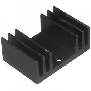 Fin heat sink 12 CW L x W x H 29 x 11.5 x 20 mm TO 220 ASSMAN