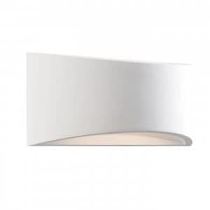 1 Light Indoor Wall Light White Plaster