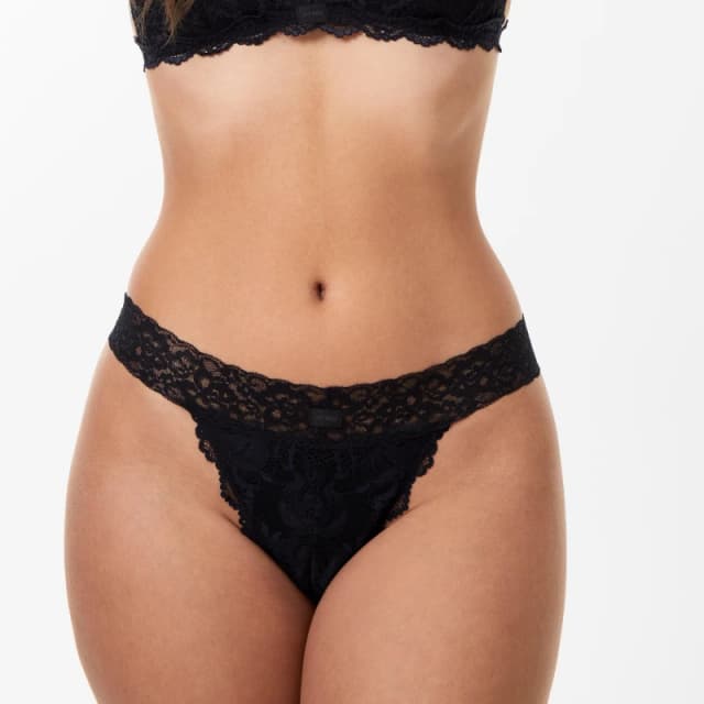 Jack Wills Daisy Thong - Black 10