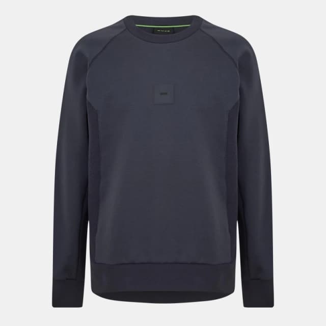 Boss Mens Salbo Rib Short Sleeve Polo Shirt Dark Blue male S