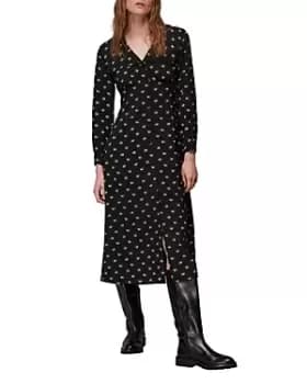 Whistles Izzy Horseshoe Collar Dress