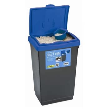 Garland - Garden Winter Salt Bin Blue Lid for Storage - 47 Litres