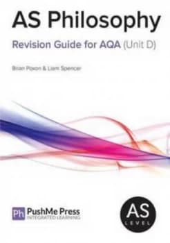 As Philosophy Revision Guide for Aqa unit D by Liz Jones Paperback