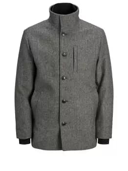 JACK & JONES Wool Blend Jacket Men Grey