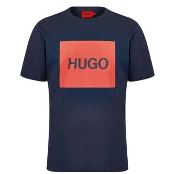 Hugo Dulive Logo T-Shirt - Blue