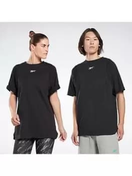 Reebok MYT Graphic T-Shirt, Black, Size L, Men