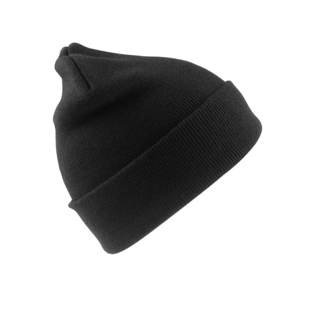 Result Woolly Beanie in Black Unisex One Size