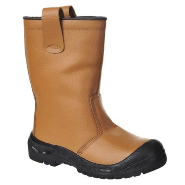 Portwest Steelite Leather S3 Safety Rigger Boots FW29TAR39 Colour: Tan