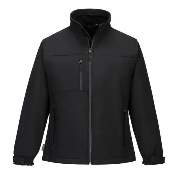 Portwest Ladies Charlotte Softshell Jacket TK41BKRL Colour: Black