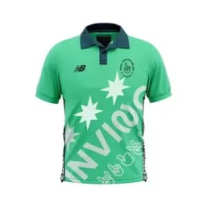 New Balance Balance Oval Invincible's Polo Shirt Junior Boys - Green
