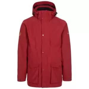 Trespass Mens Sandy Waterproof Jacket (L) (Merlot Marl)