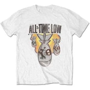 All Time Low - Da Bomb Unisex Large T-Shirt - White