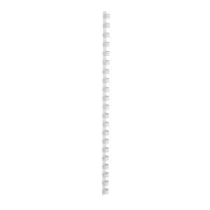 5 Star Office Binding Combs Plastic 21 Ring 95 Sheets A4 12mm White Pack 100