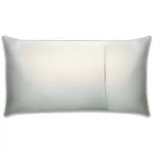 450 Thread Count 100% Pima Cotton Bolster Pillow Case, Platinum, 51 x 91cm - Belledorm