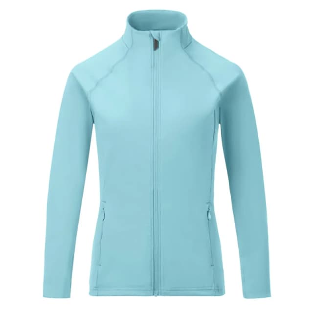 Dare 2b Womens Refresh Quick Dry Full Zip Midlayer in Light Blue Size: 10 Light Blue Female 10