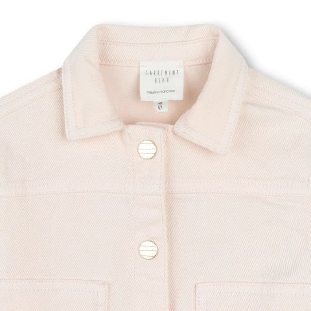 Carrement Beau Unisex Kids Durable Denim Jacket Apricot unisex 6M