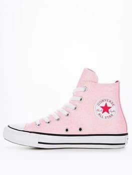 Converse Chuck Taylor All Star Hi Top Plimsoll - Pink, Size 4, Women
