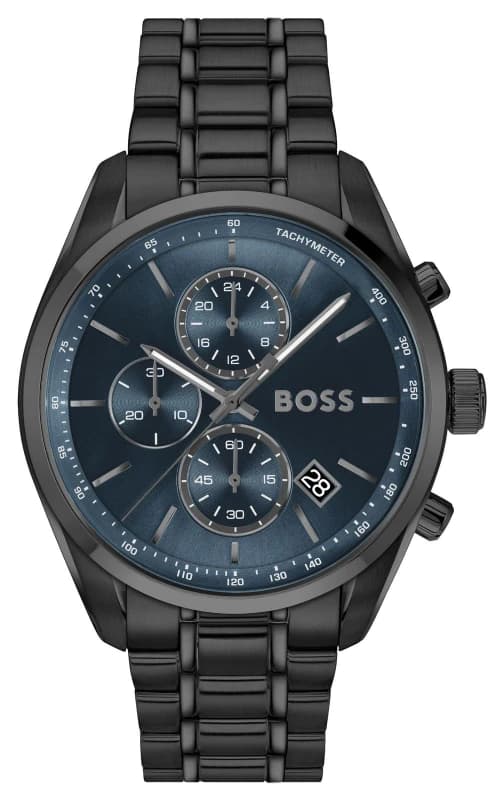 BOSS 1514314 GRAND PRIX 44 Quartz Chronograph (44.5mm) Blue Watch