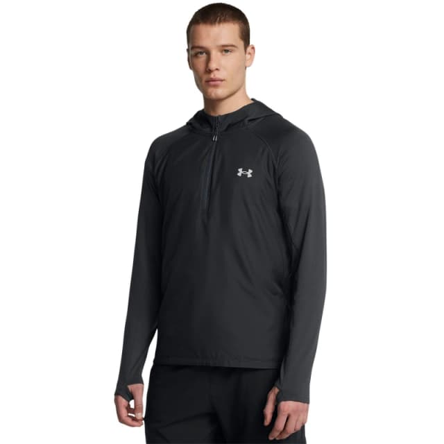 Under Armour Mens Trail Run Performance Hoodie Grey male S