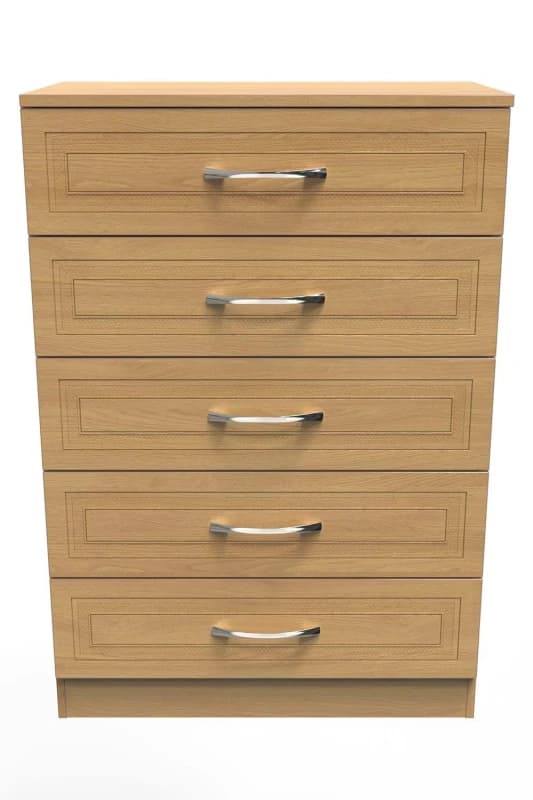 Welcome Furniture Welcome Furniutre Devon 5 Drawer Chest - Ready Assembled DOR012MO