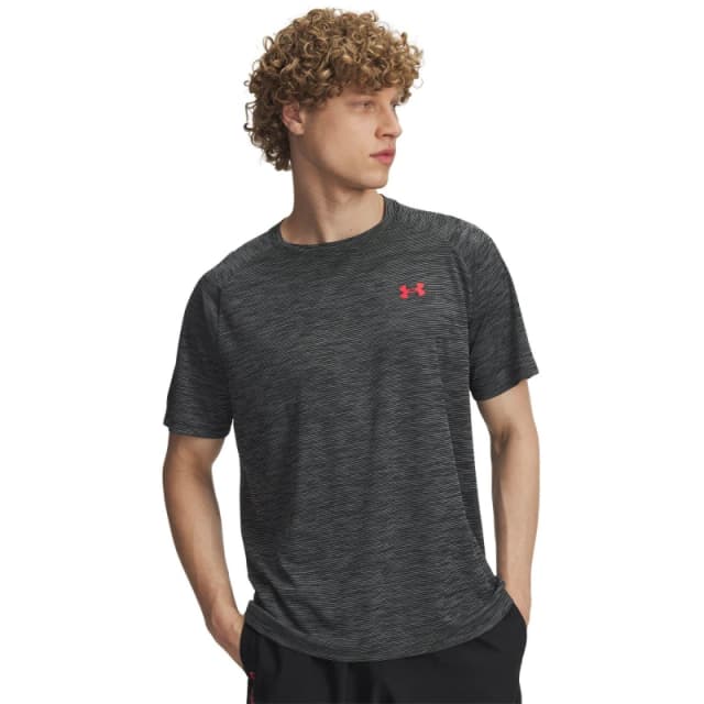 Under Armour Tech 2.0 Short Sleeve T-Shirt Mens Black/Racer Red male XS