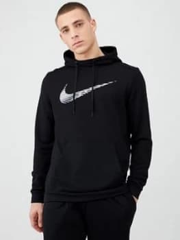 Nike Dry Swoosh Graphic Pullover Hoodie - Black