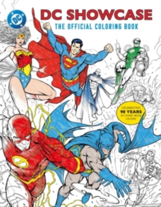 DC Showcase : The Official Coloring Book Paperback / softback