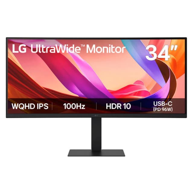 LG 34" IPS UltraWide QHD Monitor computer monitor 86.4cm (34") 3440 x 1440 pixels UltraWide Quad HD LCD Black 34U650A-B.AEK